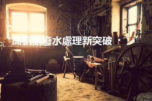 “高氨氮廢水處理新突破，綠色環(huán)保技術助力高效凈化”